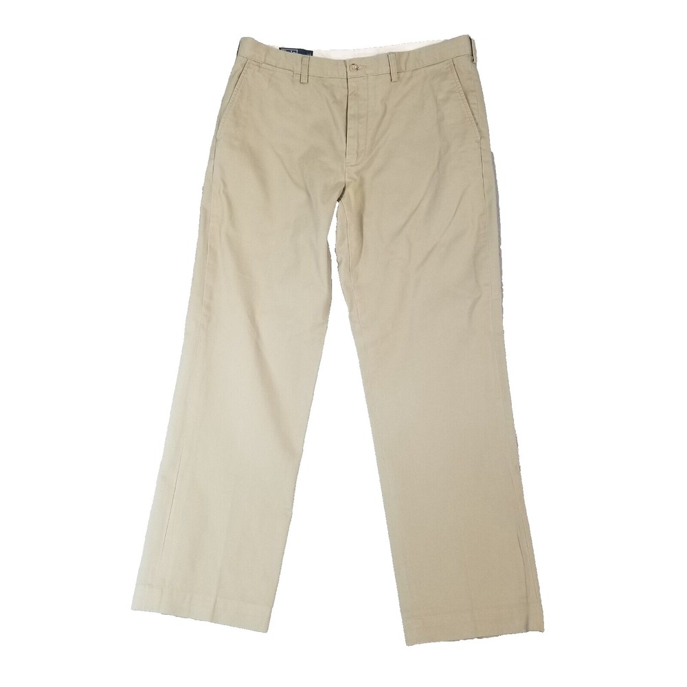 Polo Ralph Lauren Preston pants men's 36x32 khaki Chino beige preppy retro